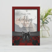 50周年記念結婚写真伝統的i 招待状 (スタンド正面)