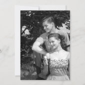 50周年記念結婚写真招待状 招待状 (裏面)