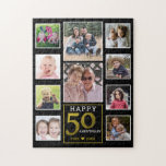 50周年記念結婚写真集10 ジグソーパズル<br><div class="desc">50周年ユニーク記念の写真コラパーソナライズされたージュジグソー結婚パズル。ご両親やご家族にこの写真集のパズルを楽しませカスタムてください。</div>