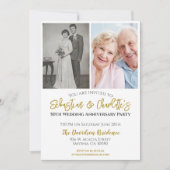 50周年記念結婚写真 招待状 (正面)