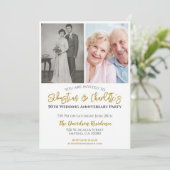 50周年記念結婚写真 招待状 (スタンド正面)