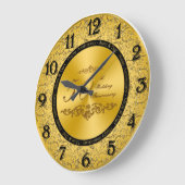 50周年記念結婚壁時計 ラージ壁時計 (傾斜)
