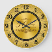 50周年記念結婚壁時計 ラージ壁時計 (正面)