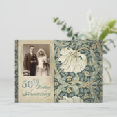 50周年記念結婚式　写真招待状 招待状 (スタンド正面)