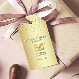 50周年記念結婚感謝 ギフトタグ