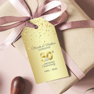 50周年記念結婚感謝 ギフトタグ