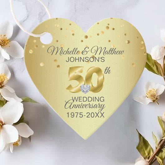 50周年記念結婚感謝 フェイバータグ