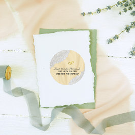 50周年記念結婚感謝 ラウンドシール