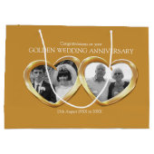 50周年記念結婚抱き枕 ラージペーパーバッグ (裏面)