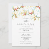 50周年記念結婚招待状花 (正面)