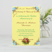 50周年記念結婚招待状 招待状 (スタンド正面)