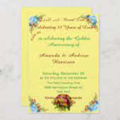 50周年記念結婚招待状 招待状 (正面/裏面)