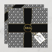 50周年記念結婚招待状 招待状 (正面/裏面)