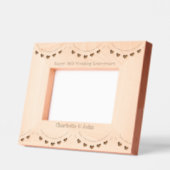 50周年記念結婚木造 レーザー彫刻フレーム (左)