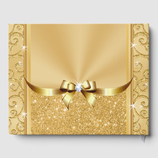 50周年記念結婚本ゲストブックパーソナライズされた ゲストブック (裏面)