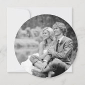 50周年記念結婚的フォトウカスタムィード素朴 招待状 (裏面)