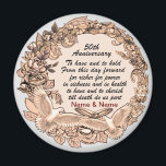 50周年記念結婚磁石 マグネット<br><div class="desc">ArtMuvz結婚イラストレーションによる50周年記念マグ結婚ネット、Tシャツ、周年記念ギフト、周年記念アパ結婚レル、アニバーサリーギフト。PERSONALIZE名前を追加するか、代わりに文字を追加。カスタマイズ結婚この記念の磁石は、あなた自身の贈り物として、または独自の贈り物として作る。それは彼らの素晴らし婚約であるカップルのための贈り物である結婚、または他の特別なマイルストーン。</div>