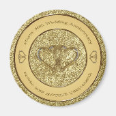 50周年記念結婚磁石 マグネット (正面)