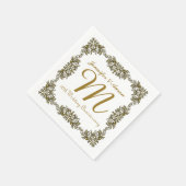 50周年記念結婚紙ナプキンス スタンダードカクテルナプキン (角)