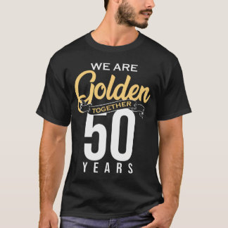 50周年記念結婚芸術女子男性へ50周年記念 Tシャツ