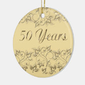 50周年記念結婚記念オーナメント セラミックオーナメント (左)