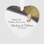 50周年記念結婚記念 オーナメント (裏面)