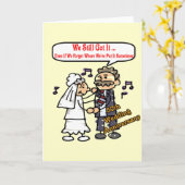 50周年記念結婚贈り カード (黄色い花)