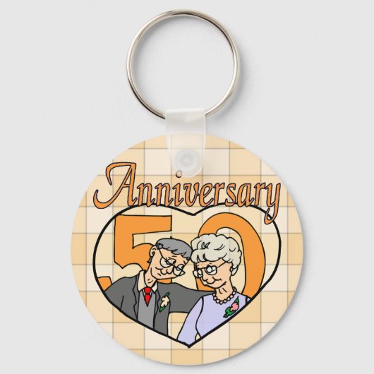 50周年記念結婚贈り キーホルダー (正面)