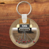 50周年記念結婚贈り キーホルダー (正面)