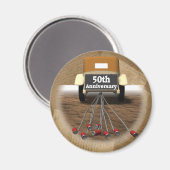 50周年記念結婚贈り マグネット (正面/裏面)