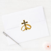 50周年記念結婚贈り ラウンドシール (封筒)