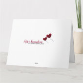 50周年記念結婚赤気球大 カード (裏面)