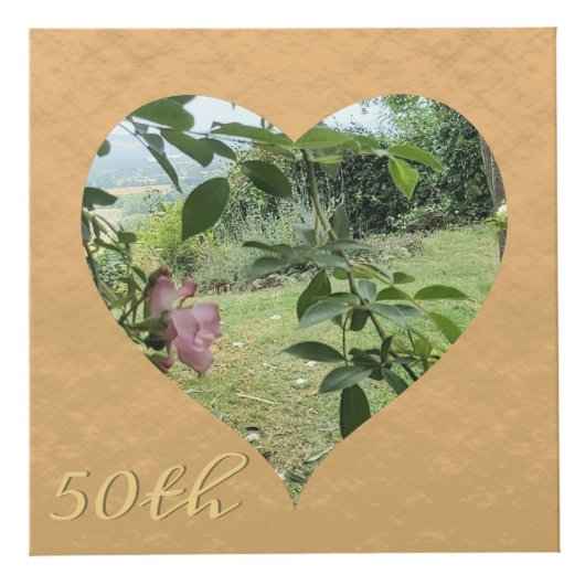 50周年記念結婚金のフォトキューブ フォトキューブ (右)