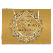 50周年記念結婚金オークル ラージペーパーバッグ (裏面)