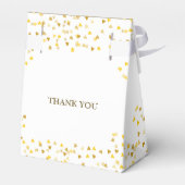 50周年記念結婚金ゴールドエレガントハート フェイバーボックス (裏面サイド)