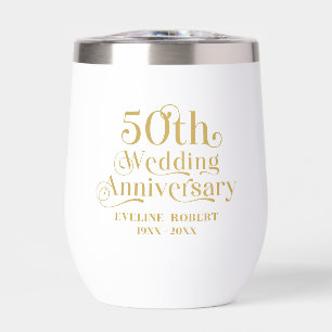 50周年記念結婚金ゴールドタイポグラフィ