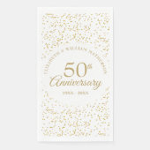 50周年記念結婚金ゴールドダスト紙吹雪 (正面)