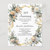 50周年記念結婚金ゴールドフローラ (正面)