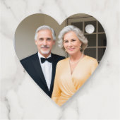 50周年記念結婚金ゴールド写真 フェイバータグ (裏面)