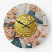 50周年記念結婚金ゴールド写真