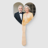 50周年記念結婚金ゴールド記念品 ハンドファン (裏面)