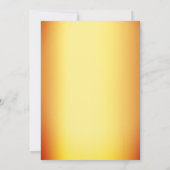 50周年記念結婚金ゴールド金属製ボウ 招待状 (裏面)