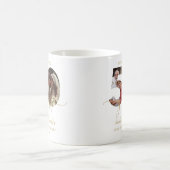 50周年記念結婚金ゴールド2写真 コーヒーマグカップ (中央)