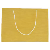 50周年記念結婚金パーソナライズされた金 ラージペーパーバッグ (裏面)