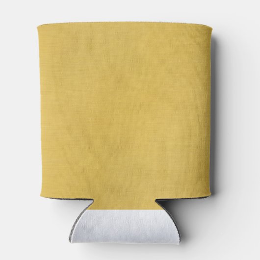 50周年記念結婚金パーソナライズされた金 缶クーラー (裏面)