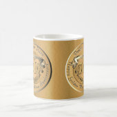 50周年記念結婚金メダル コーヒーマグカップ (中央)