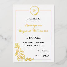 50周年記念結婚金リースモノグラム