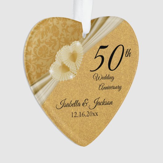 50周年記念結婚金 オーナメント (正面)