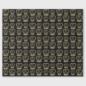 50周年記念結婚金 | カスタマイズ ラッピングペーパー (フラット)