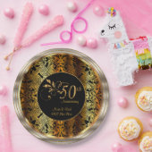 50周年記念結婚金 ペーパープレート (パーティー)